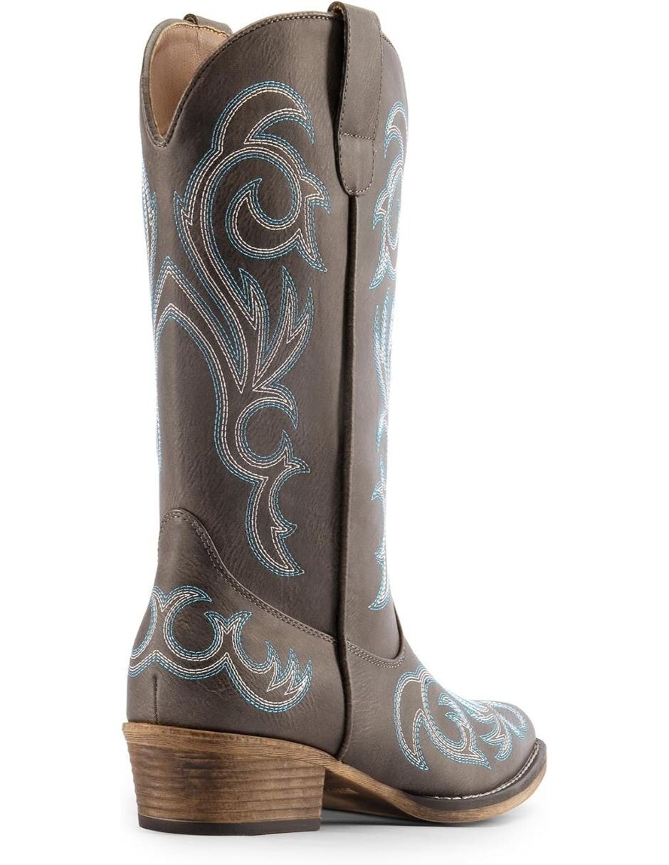 Bota cowboy arriba del tobillo para mujer 3