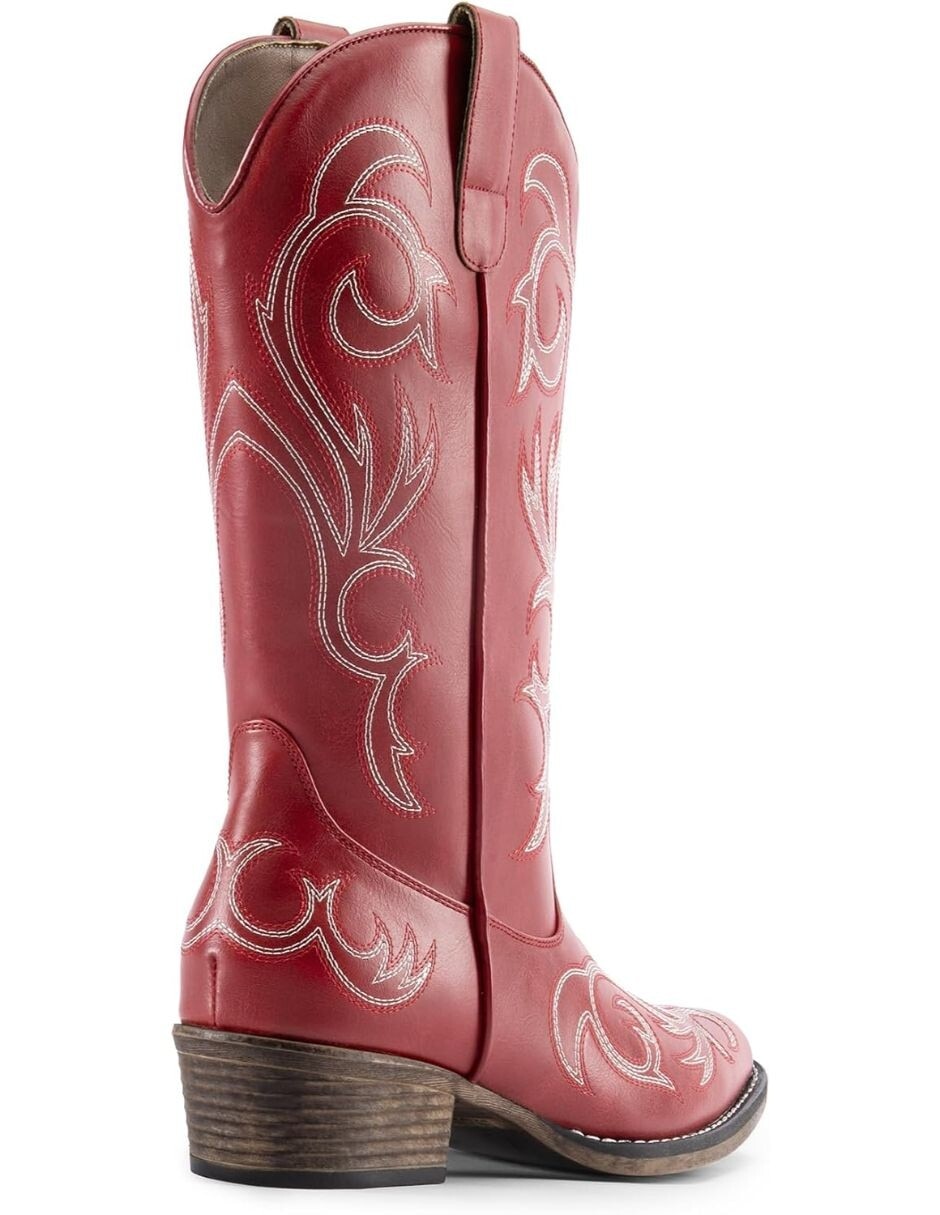 Bota cowboy arriba del tobillo para mujer 3