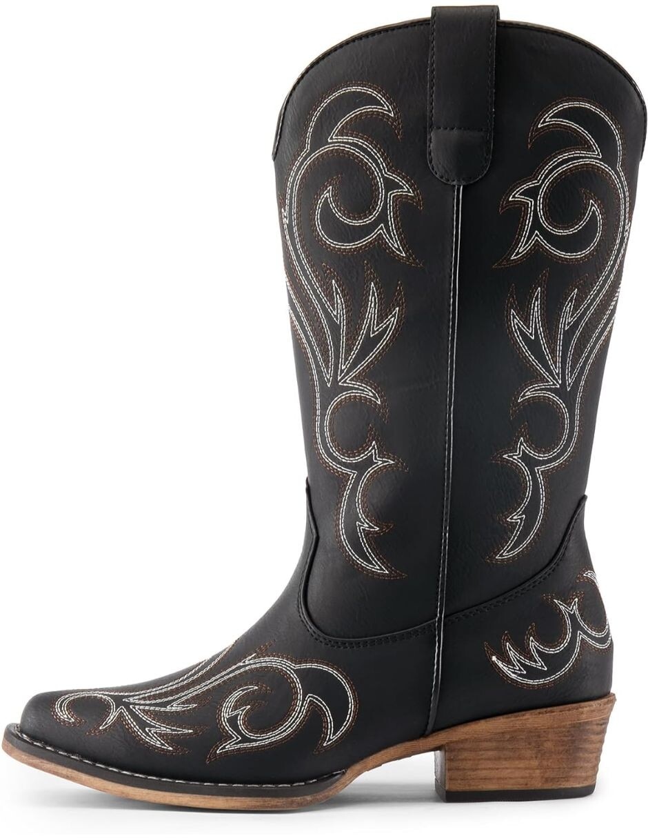 Bota cowboy arriba del tobillo para mujer Bota cowboy arriba del tobillo para mujer