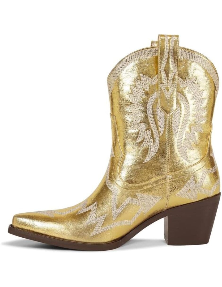 Bota cowboy arriba del tobillo para mujer Bota cowboy arriba del tobillo para mujer