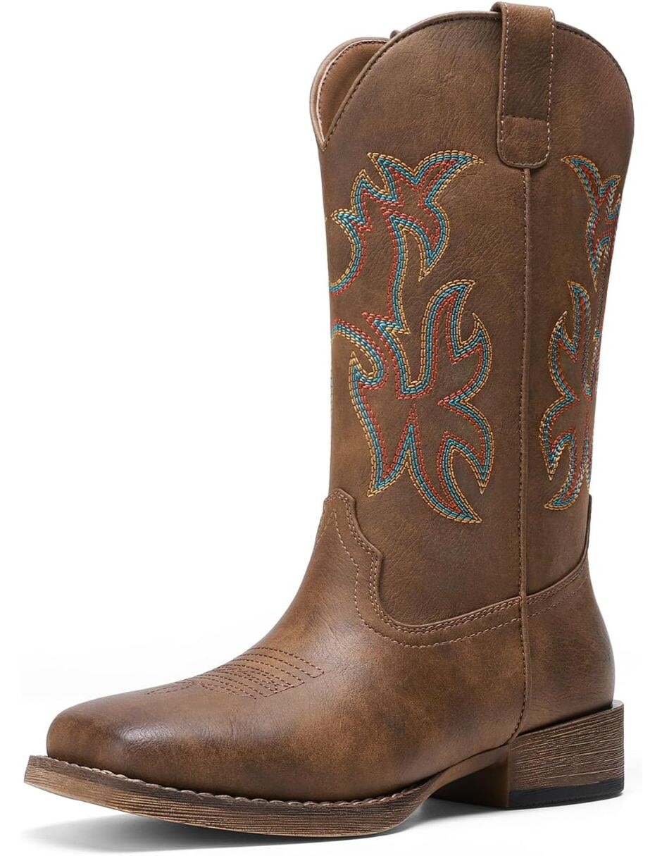 Bota cowboy arriba del tobillo para mujer 2