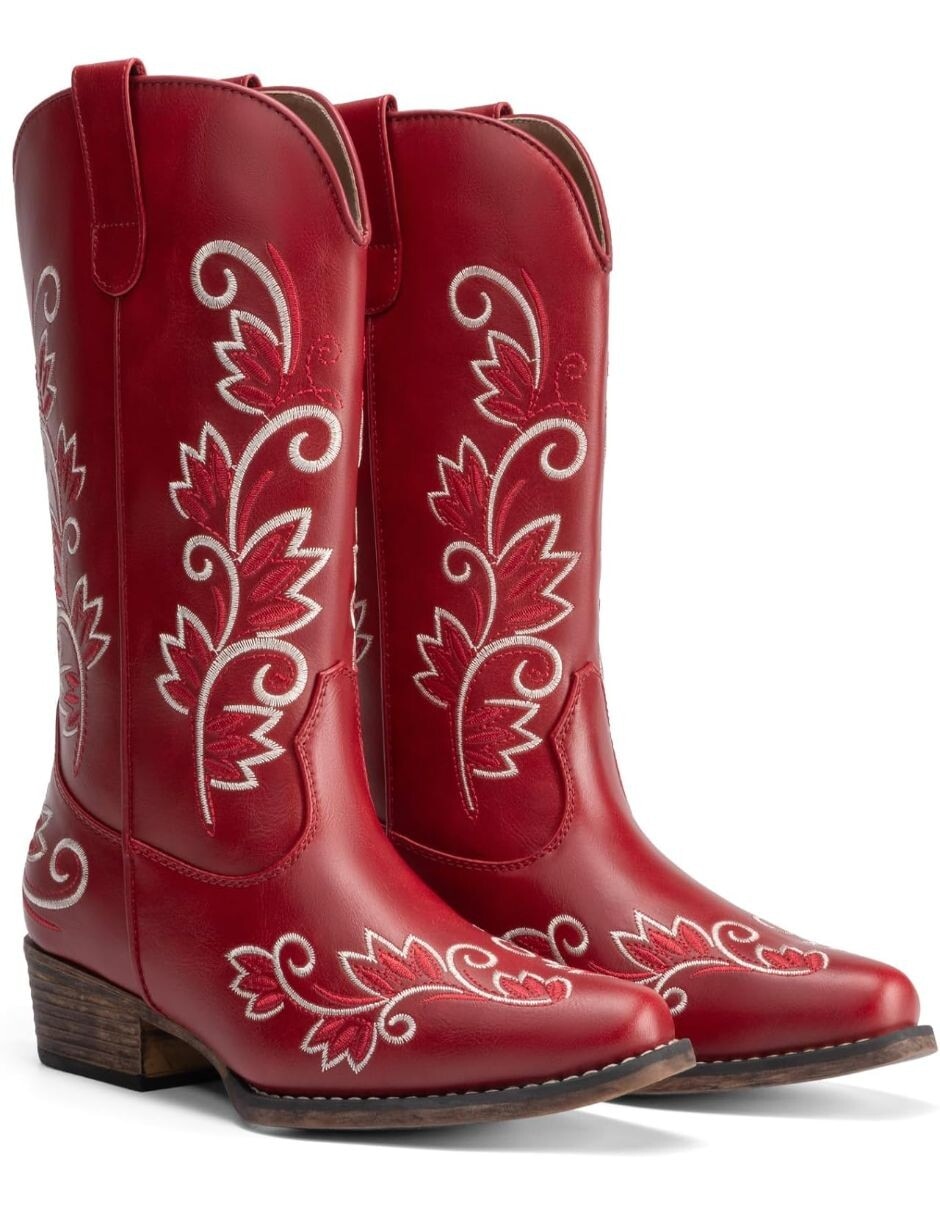 Bota cowboy arriba del tobillo para mujer 2