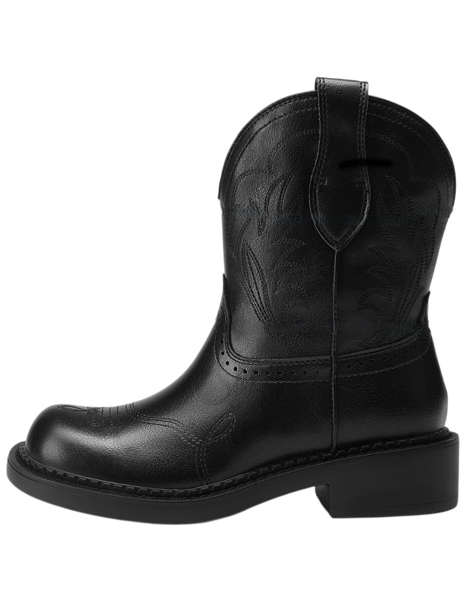 Bota cowboy arriba del tobillo para mujer Bota cowboy arriba del tobillo para mujer