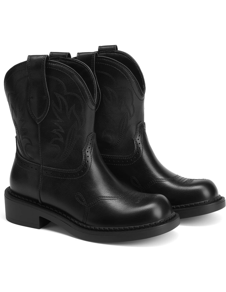 Bota cowboy arriba del tobillo para mujer 3