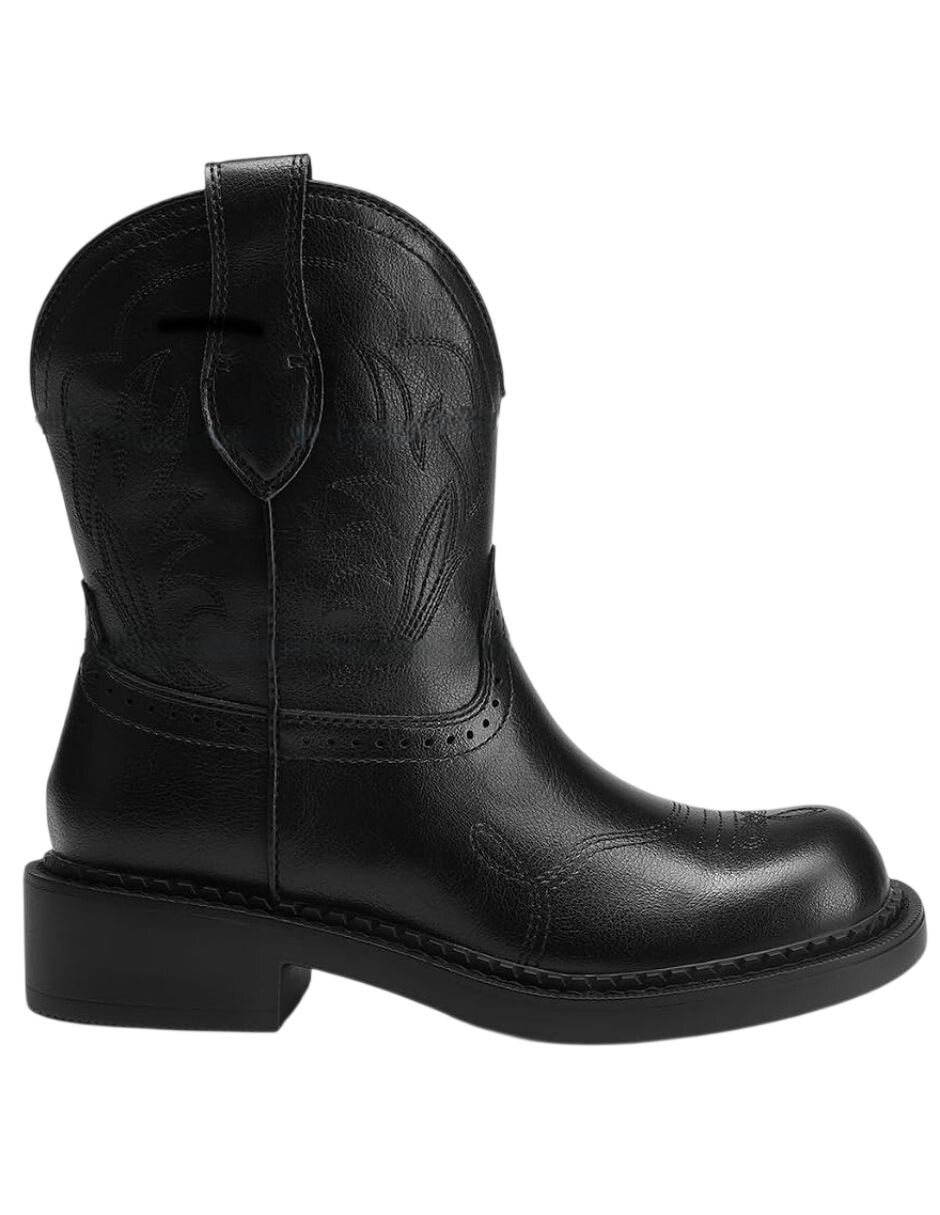 Bota cowboy arriba del tobillo para mujer 5