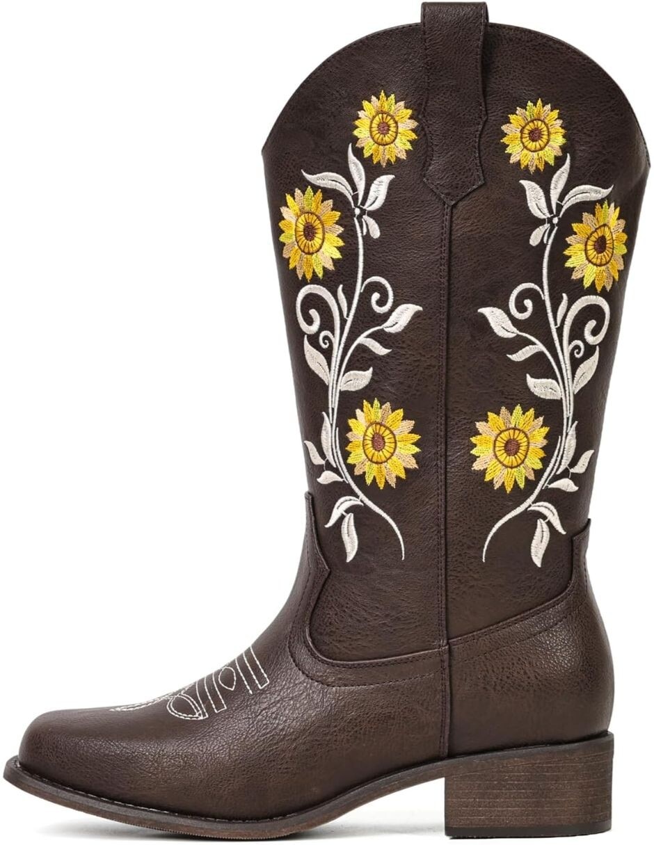 Bota cowboy arriba del tobillo para mujer Bota cowboy arriba del tobillo para mujer