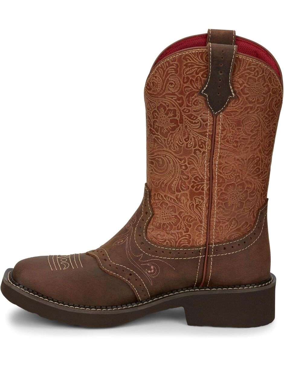 Bota cowboy arriba del tobillo para mujer