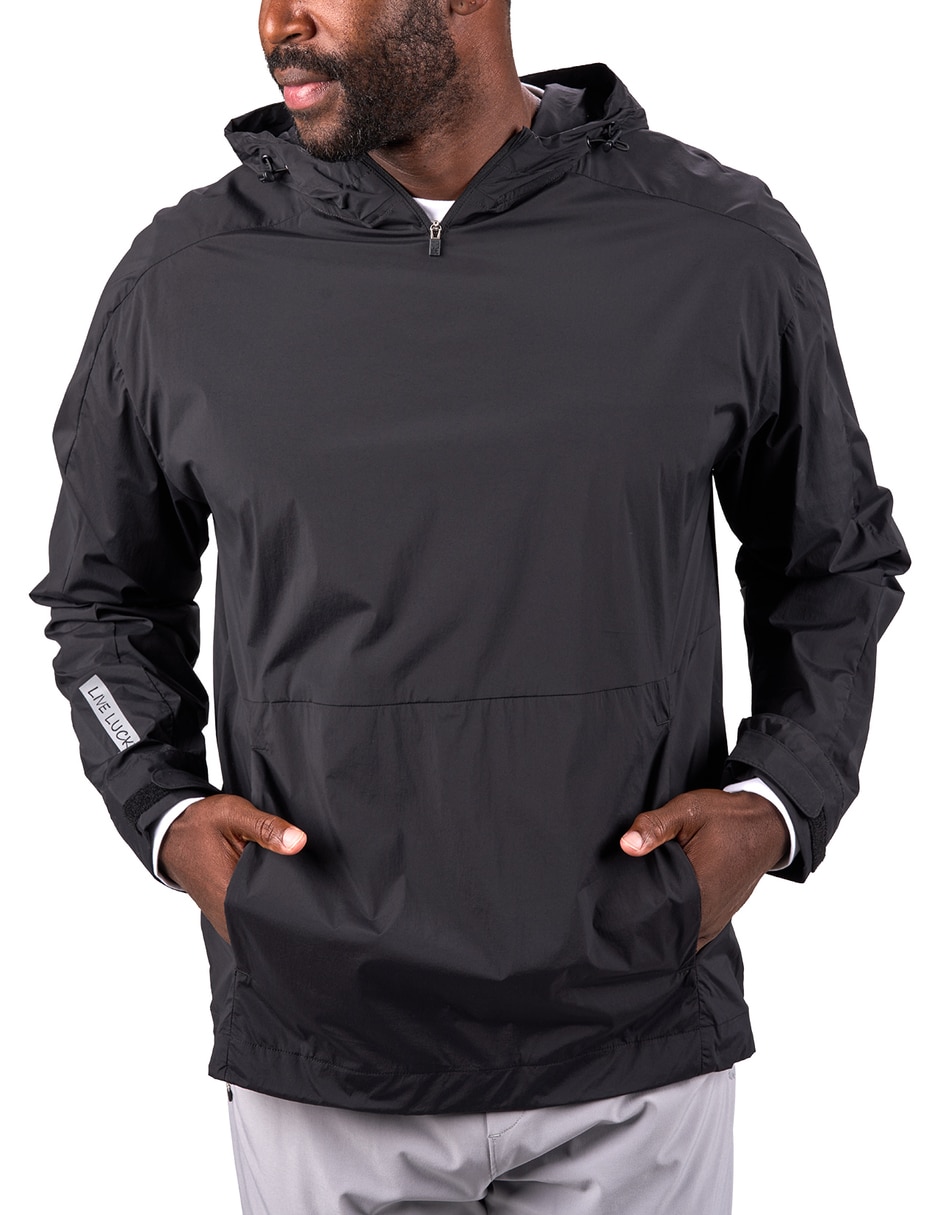 Chamarra casual Lightweight Larry Hoodie bolsa canguro para hombre 1