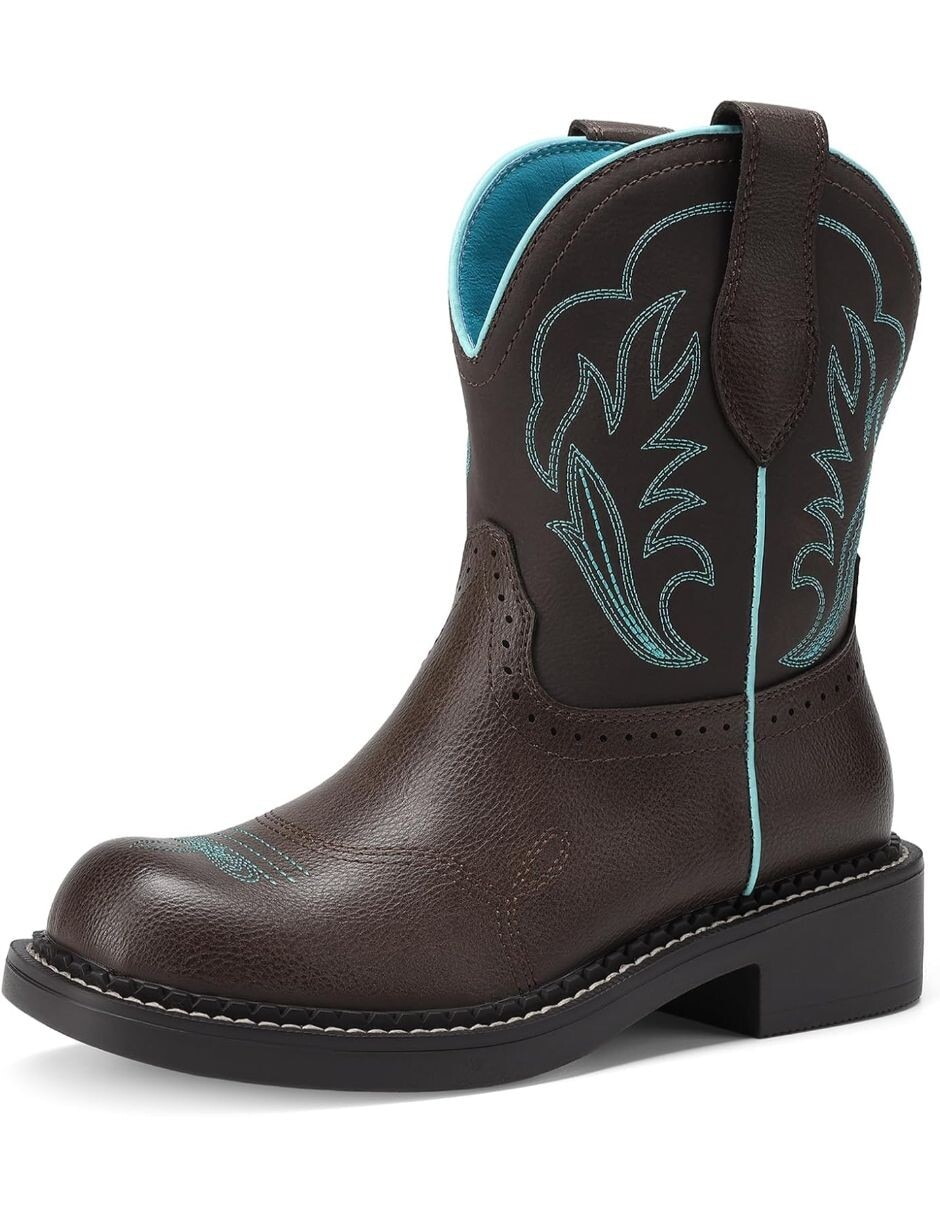 Bota cowboy arriba del tobillo para mujer 2