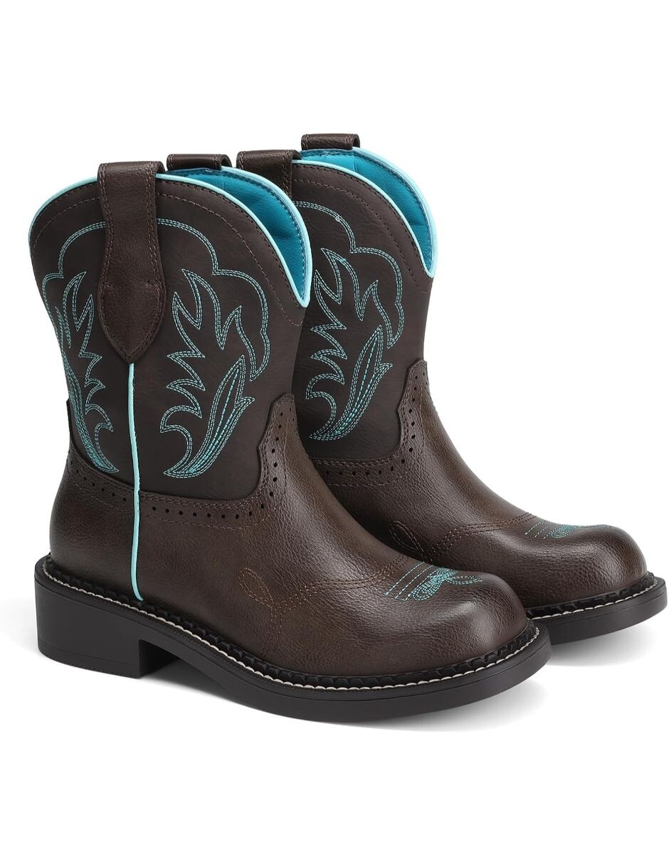 Bota cowboy arriba del tobillo para mujer 5