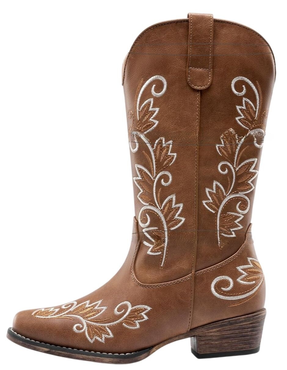 Bota cowboy arriba del tobillo para mujer Bota cowboy arriba del tobillo para mujer