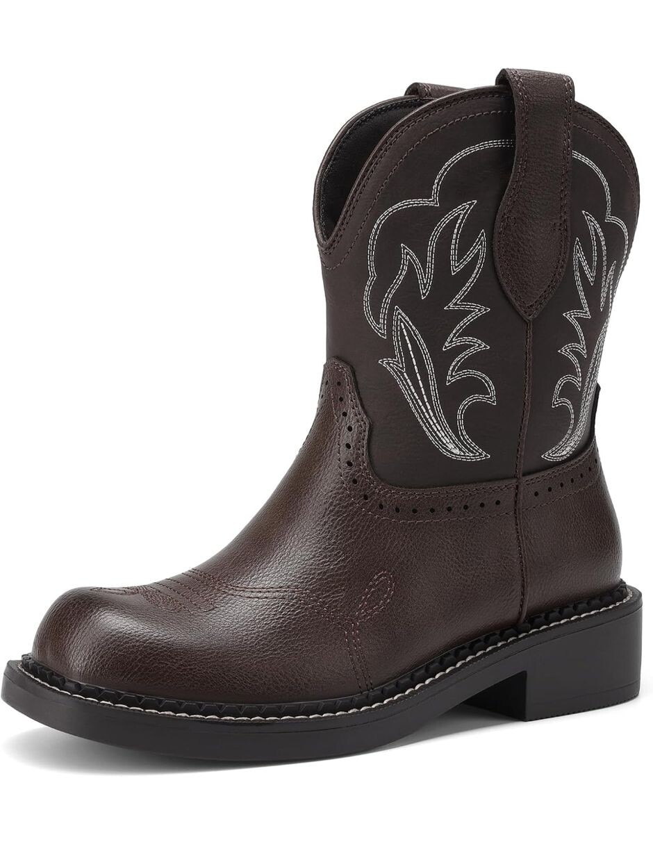 Bota cowboy arriba del tobillo para mujer 2