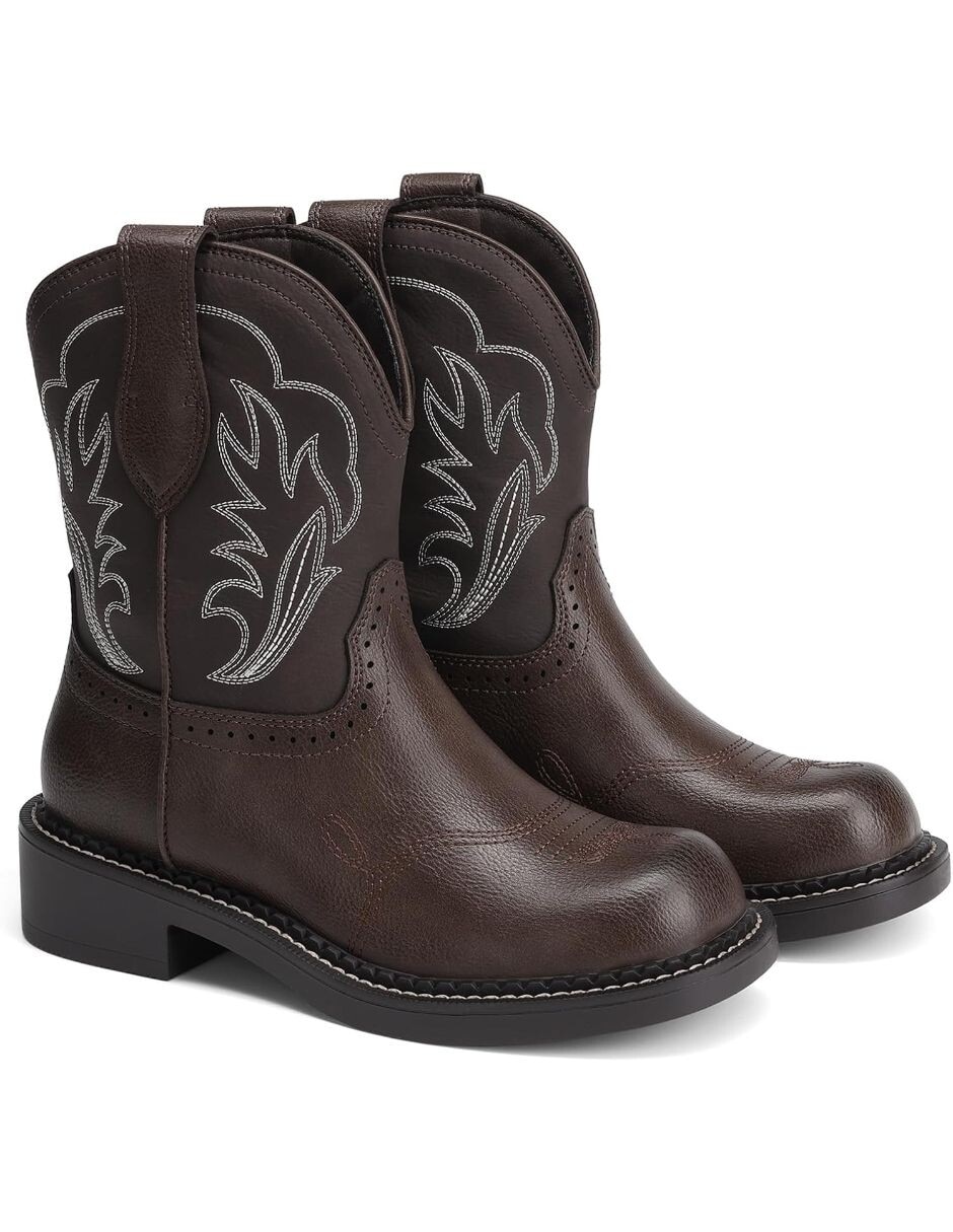 Bota cowboy arriba del tobillo para mujer 3