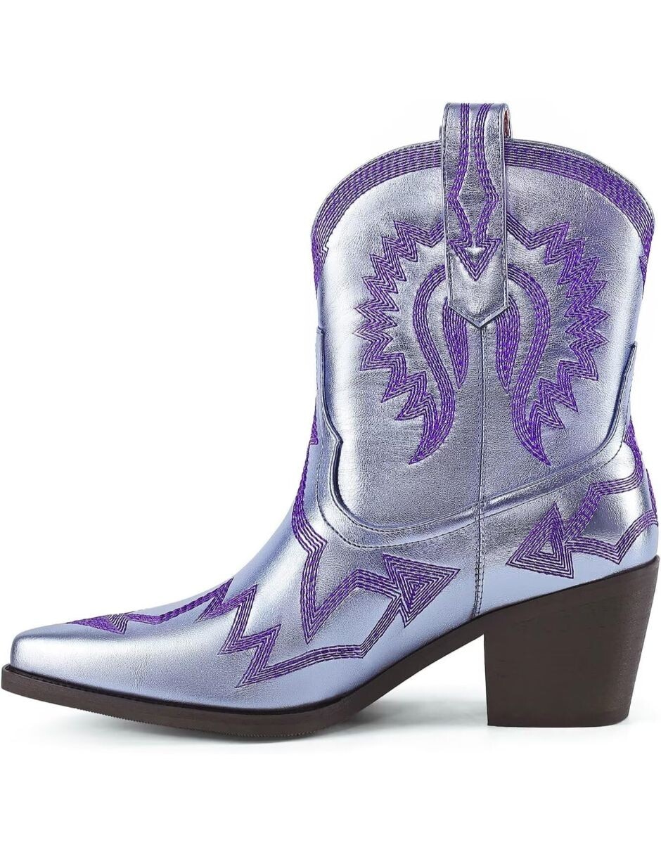 Bota cowboy arriba del tobillo para mujer Bota cowboy arriba del tobillo para mujer