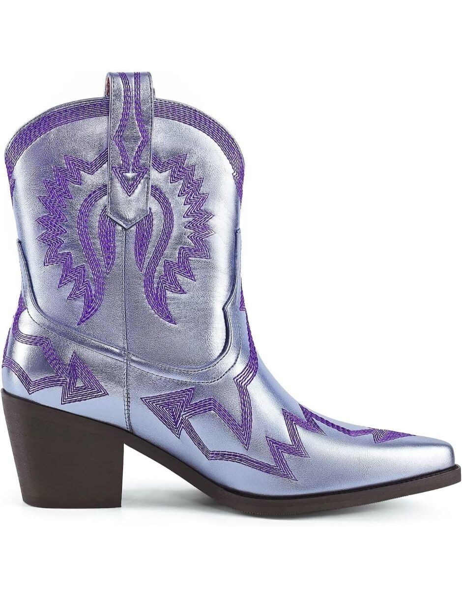 Bota cowboy arriba del tobillo gwin para mujer