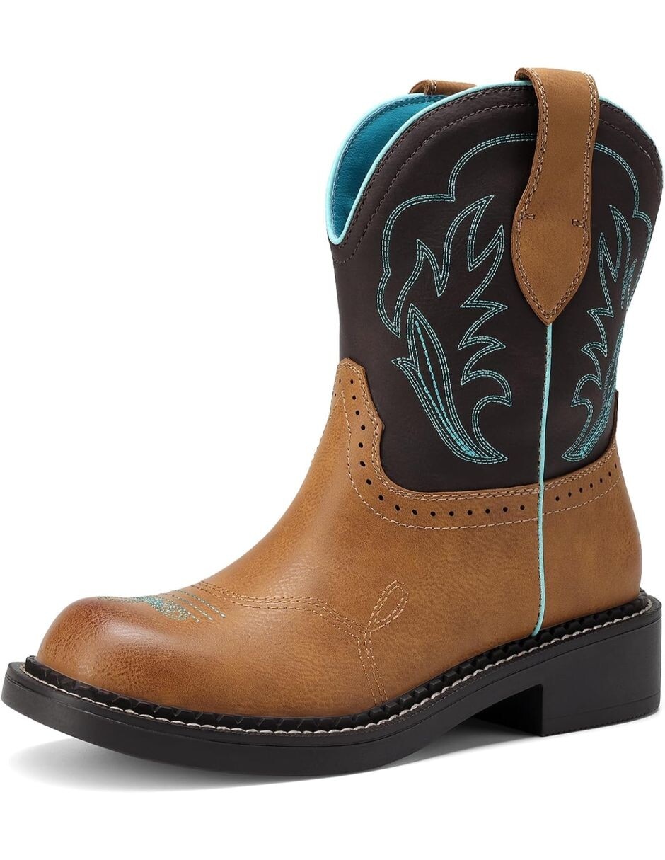 Bota cowboy arriba del tobillo gwin para mujer