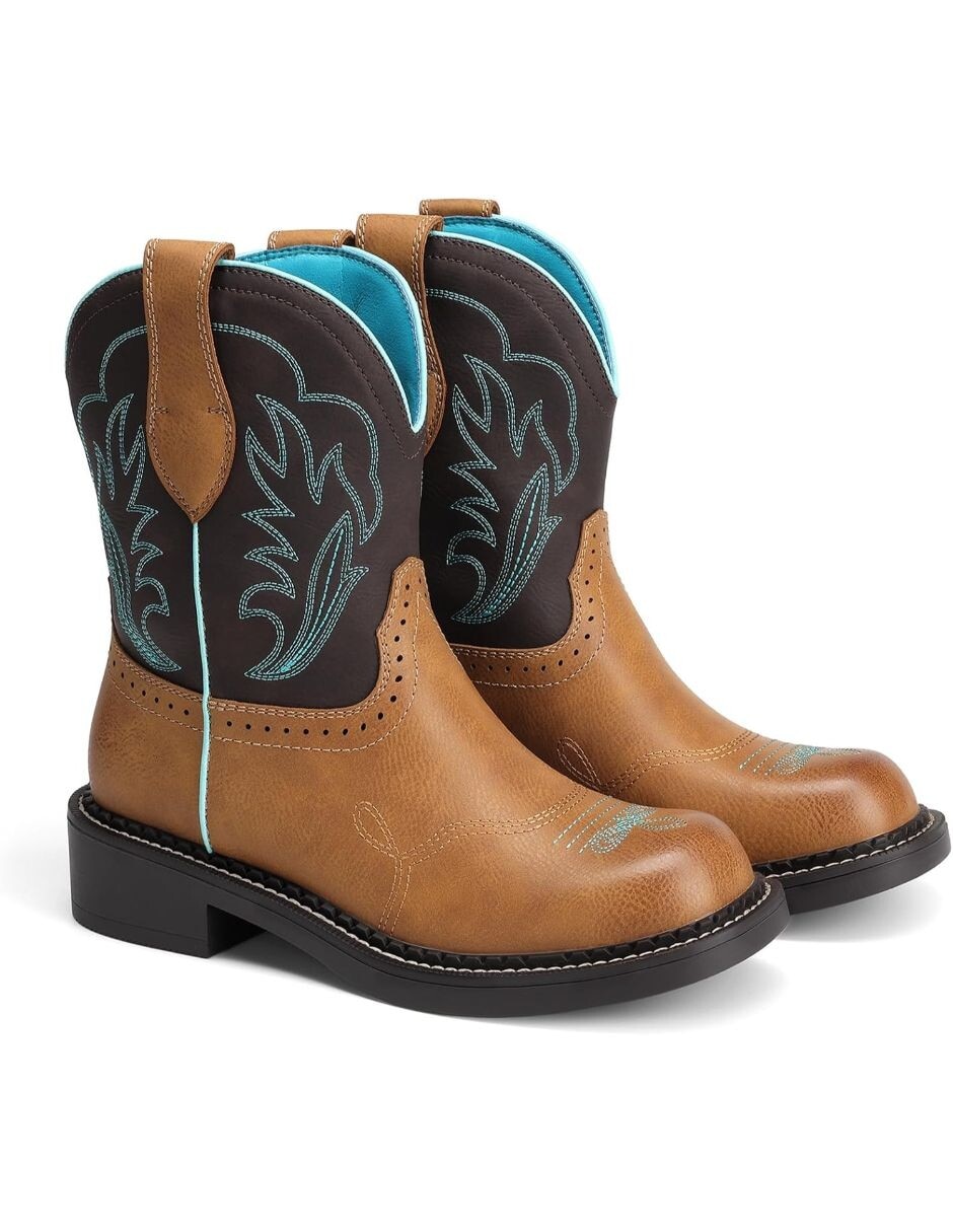 Bota cowboy arriba del tobillo gwin para mujer