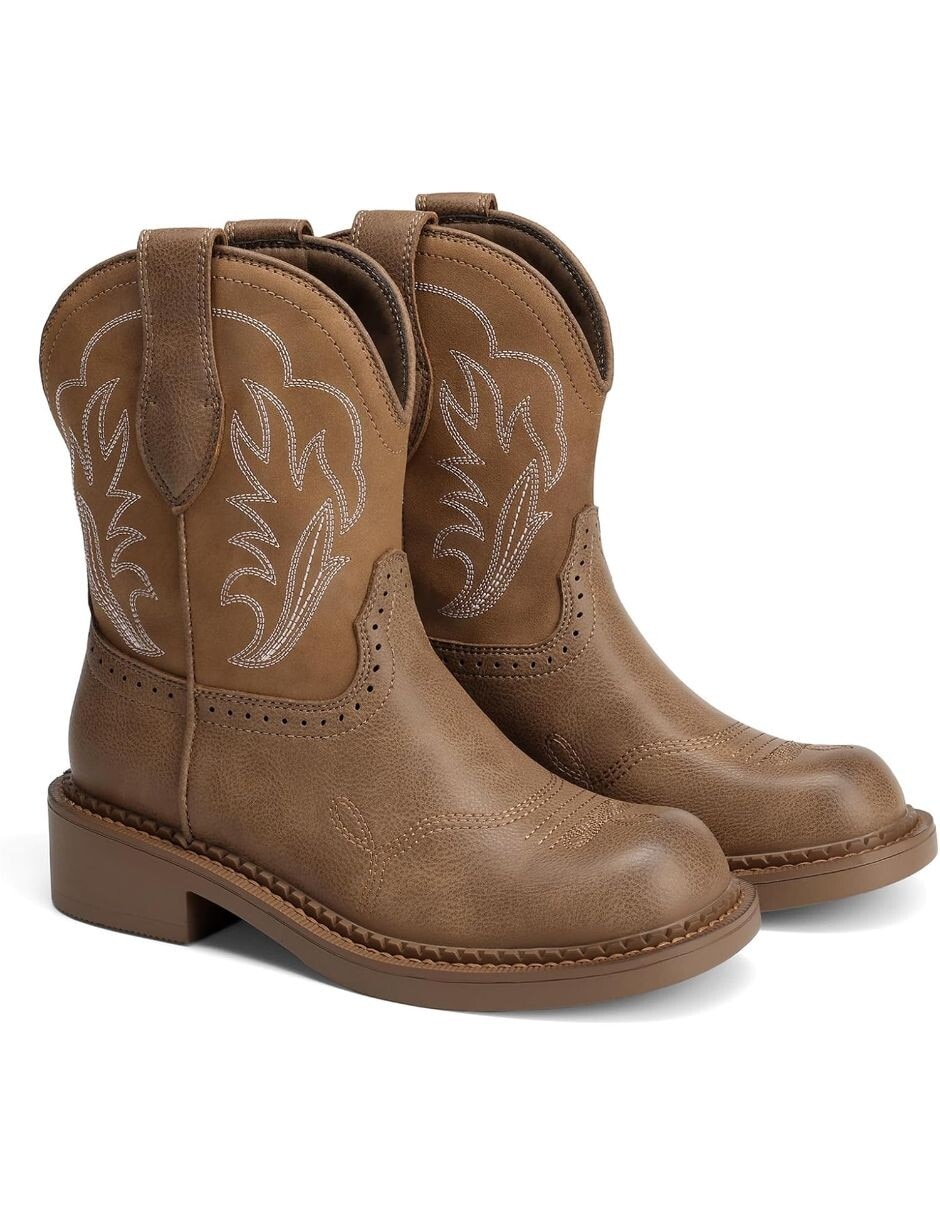 Bota cowboy arriba del tobillo gwin para mujer