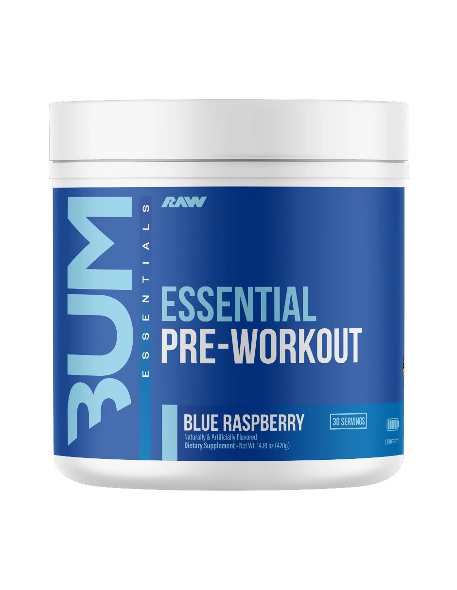 Cbum Essential Pre-Workout Raw con Citrulina sabor blueberry de 420 g Cbum Essential Pre-Workout Raw con Citrulina sabor blueberry de 420 g