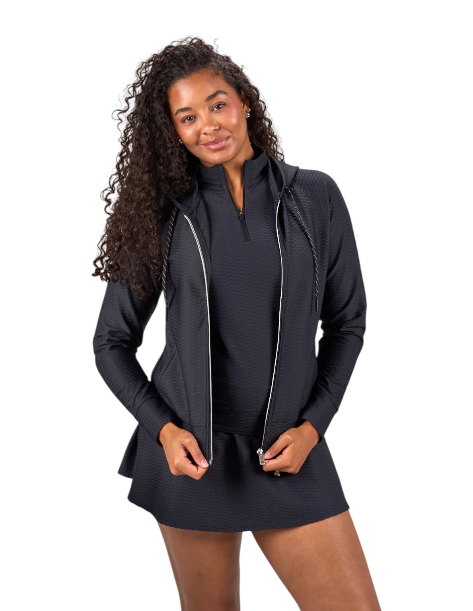 Chamarra casual black clover nala jacket para mujer