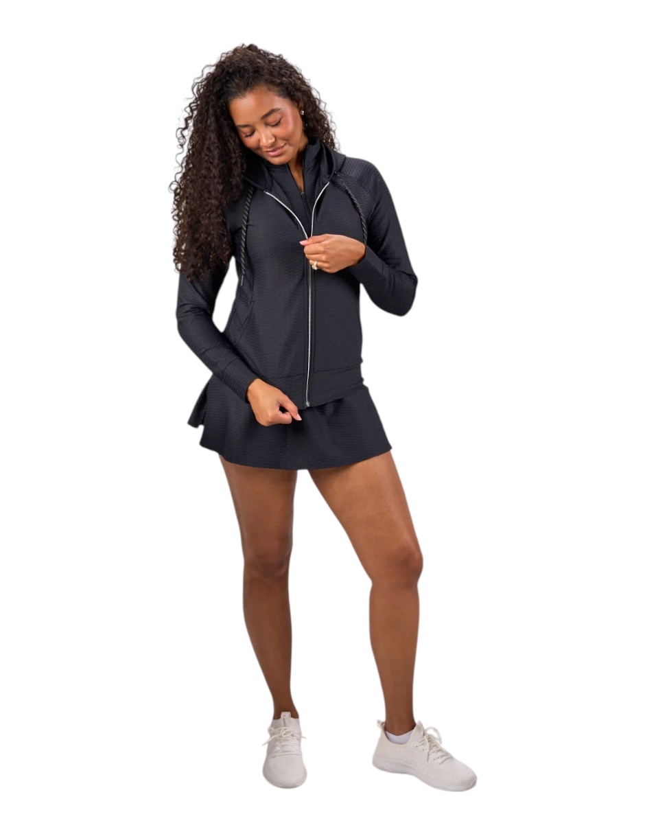 Chamarra casual black clover nala jacket para mujer