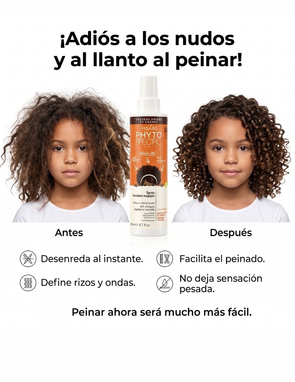 ERROR EN GRUPO DE ARTICULO REGRESAR A QA Spray para cabello rizado Miss Phyto Specific Spray Démêlant Magique Phyto 200 ml