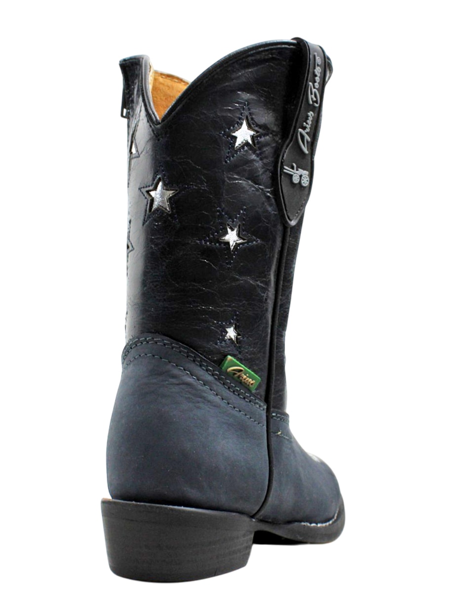 Bota de piel Bota Vaquera para niña 5
