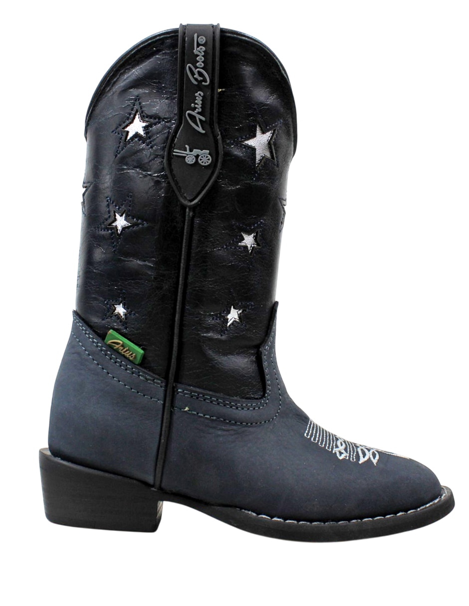 Bota de piel Bota Vaquera para niña 7