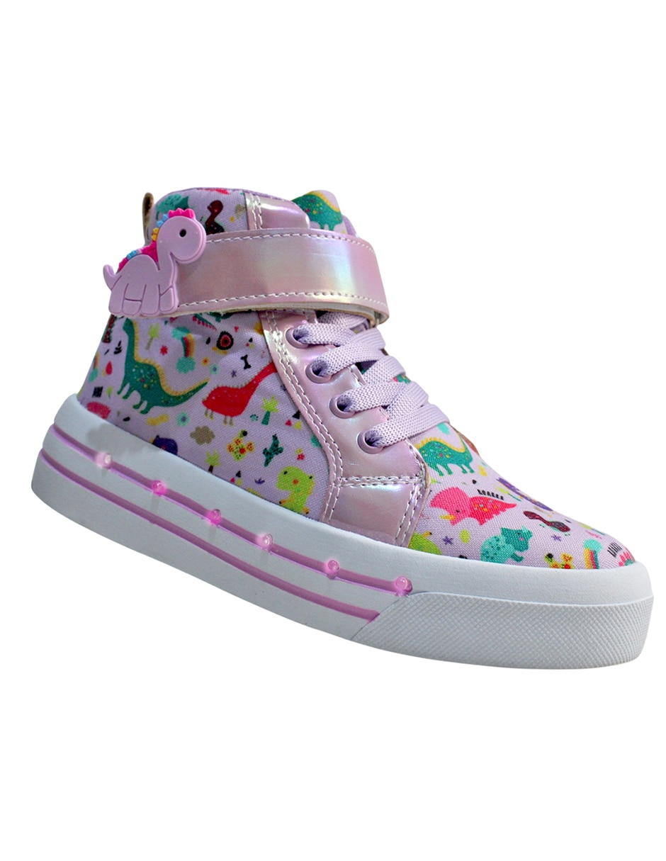 Tenis para niña Dinosaurio Tenis para niña Dinosaurio