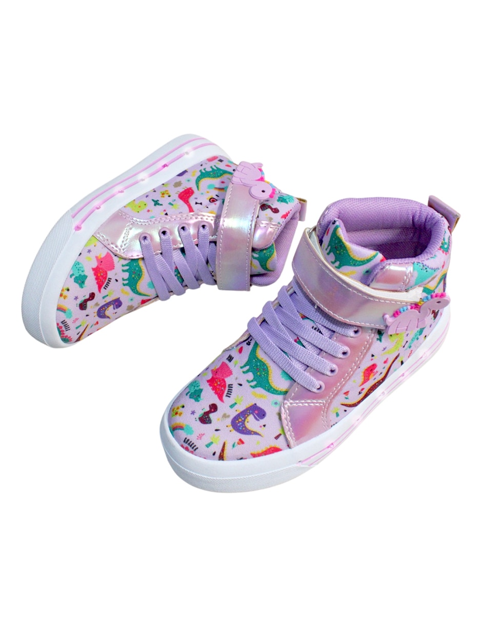 Tenis para niña Dinosaurio 12
