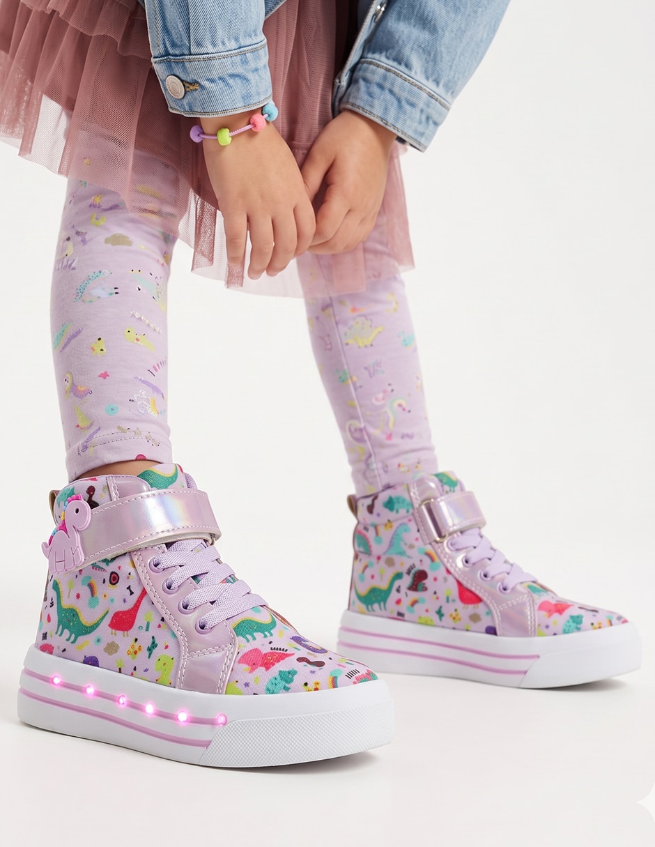 Tenis para niña Dinosaurio 2