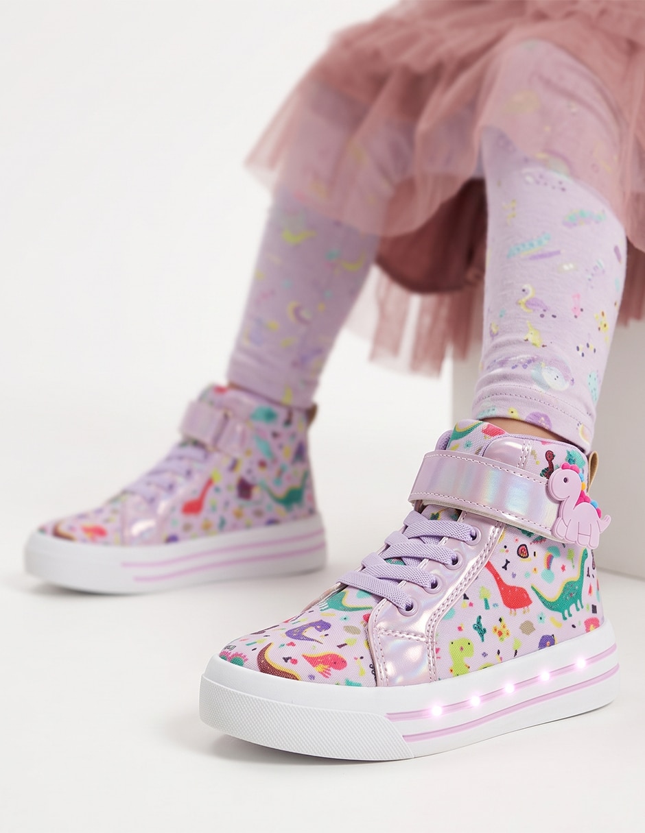 Tenis para niña Dinosaurio 5