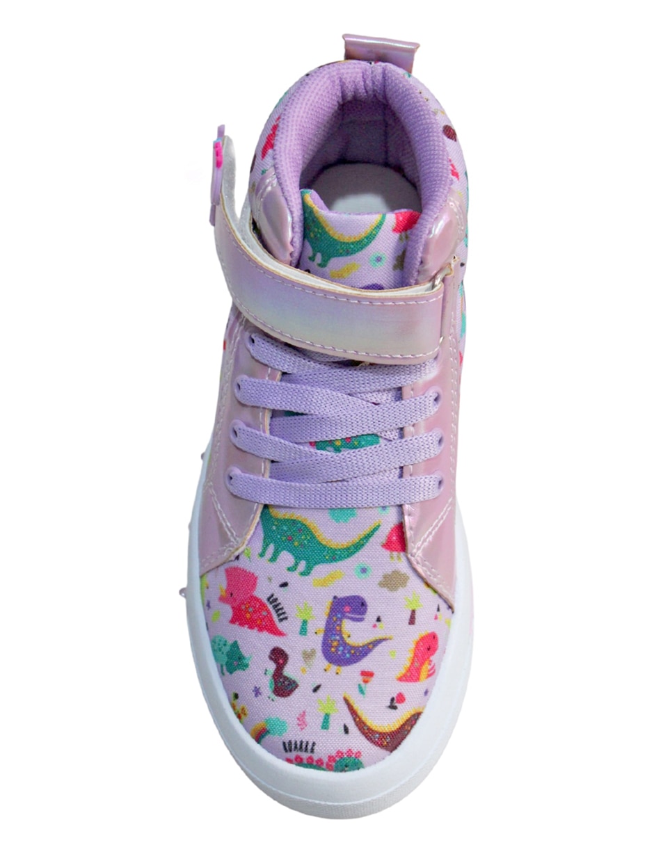 Tenis para niña Dinosaurio 6