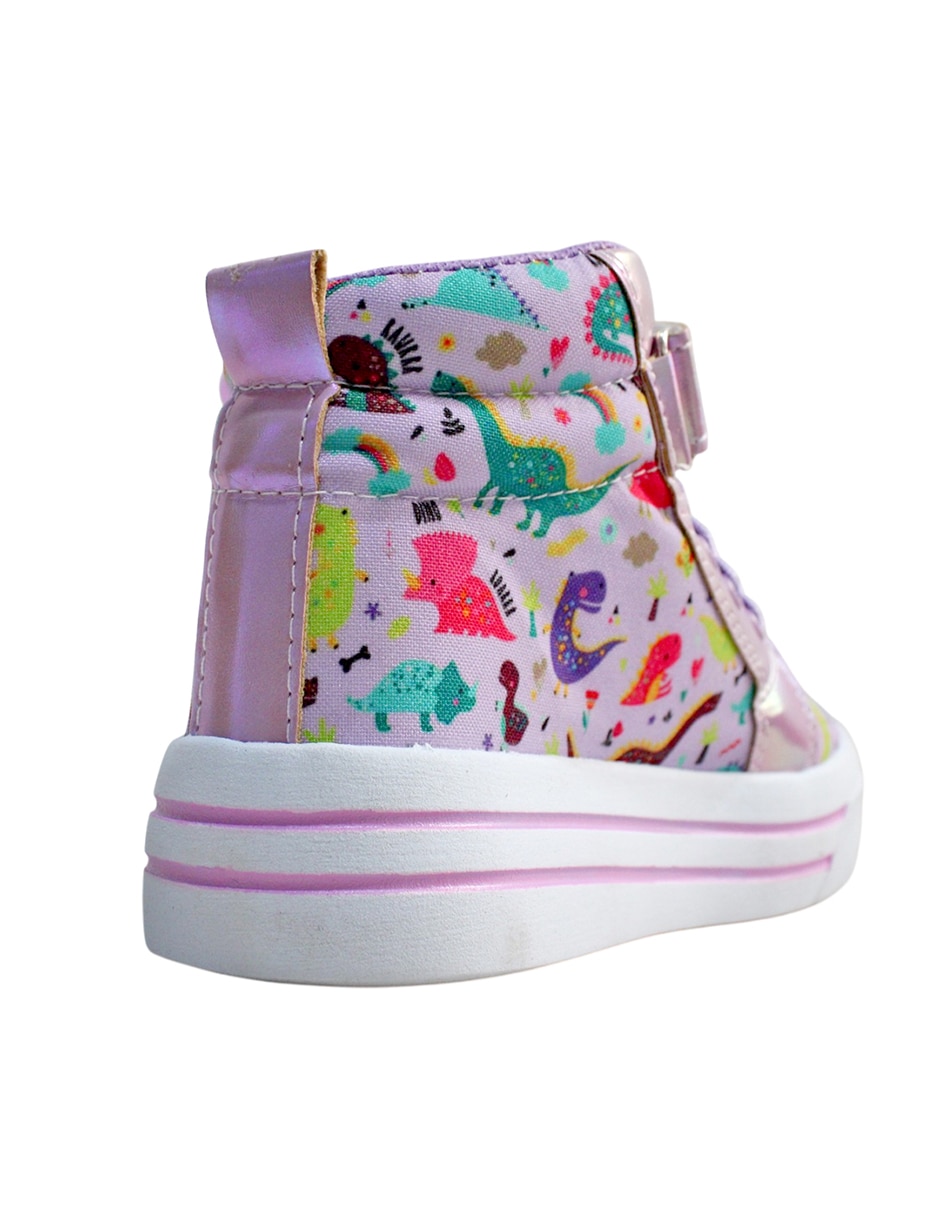 Tenis para niña Dinosaurio 8