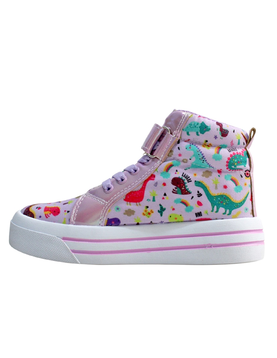 Tenis para niña Dinosaurio 10
