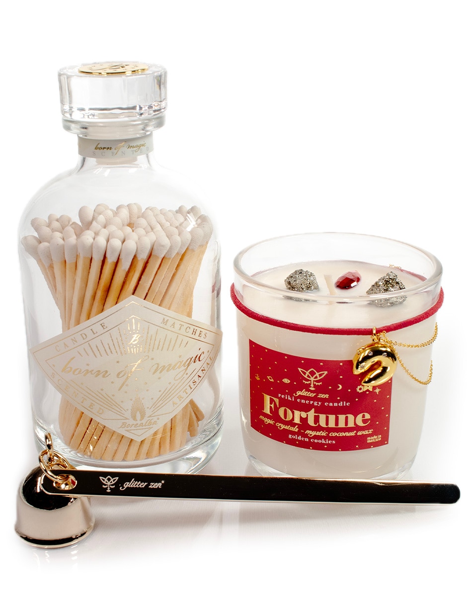 Set Vela Kit con apagavelas 3 piezas aroma Galleta Set Vela Kit con apagavelas 3 piezas aroma Galleta