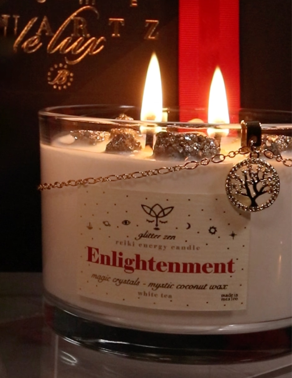 Vela Home aroma Té blanco y jengibre 4