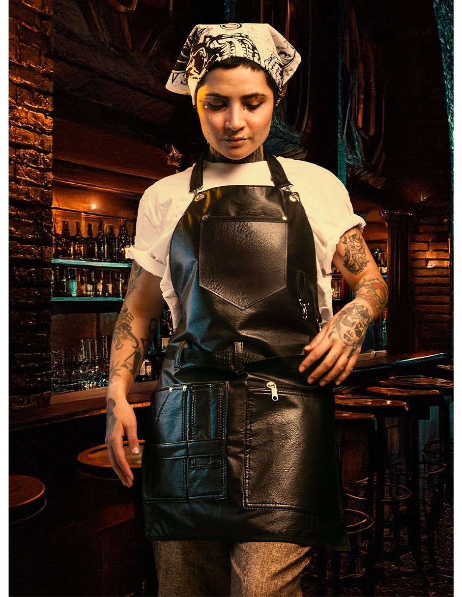Mandil para barberia Barbest Barista Lady