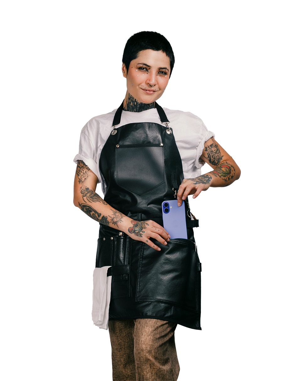 Mandil para barberia Barbest Barista Lady
