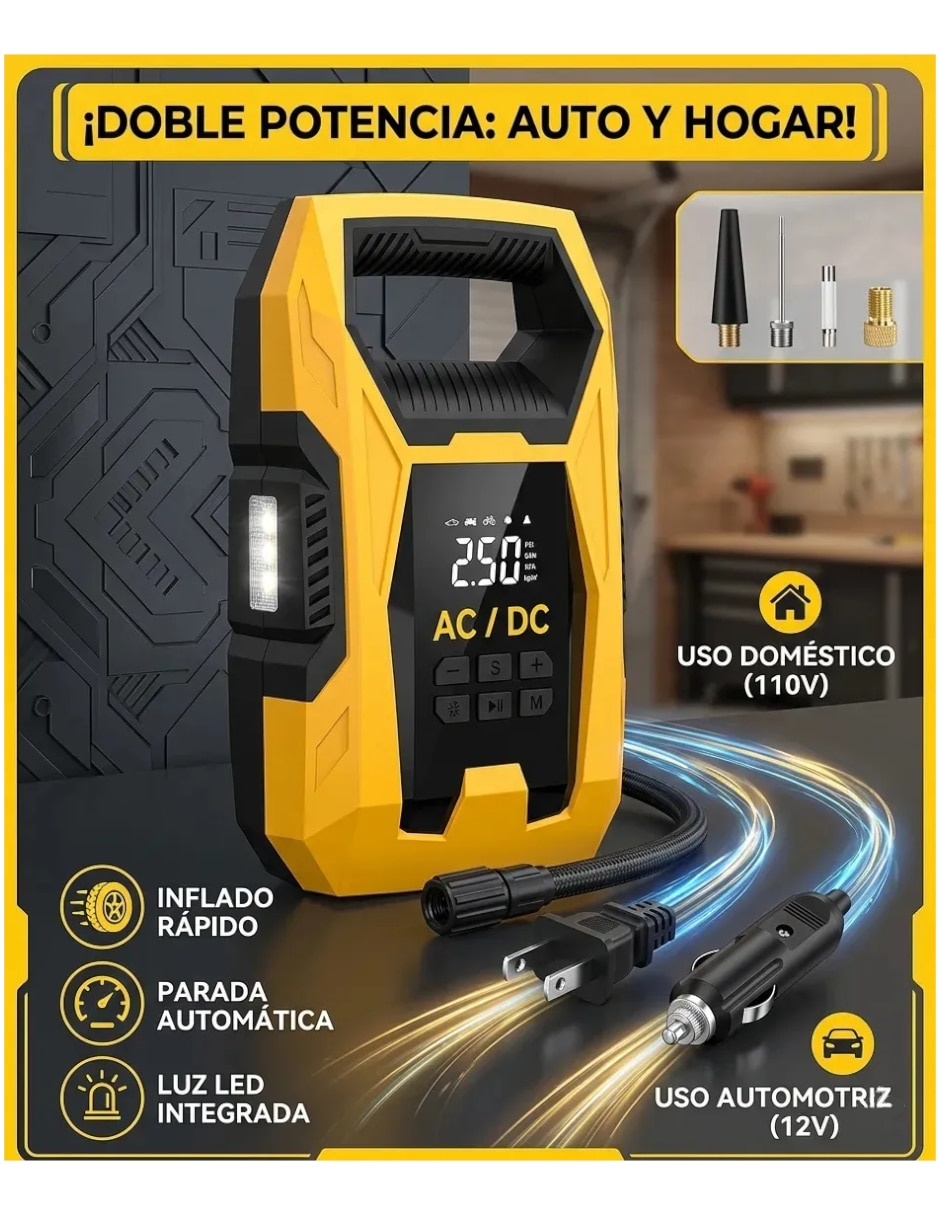 Bomba de aire automática de 12 V 2