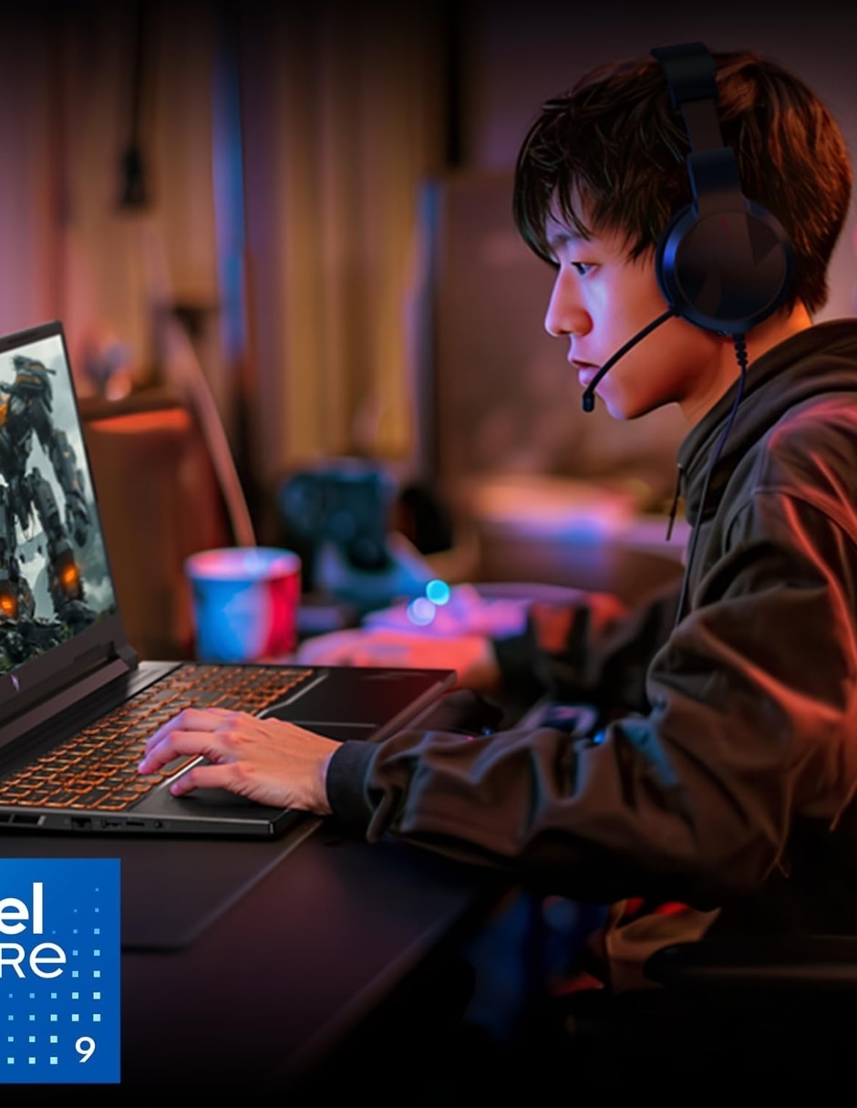 Laptop gamer Acer ANV16-72-933F 16 pulgadas WUXGA Intel Core i9 NVIDIA GeForce RTX 5070 32 GB RAM 1 TB SSD 7