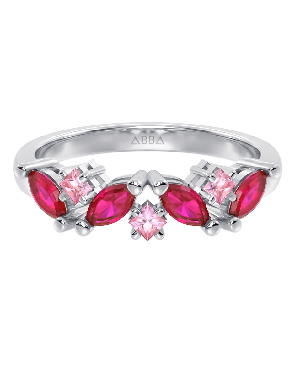 Anillo 14 k de oro zirconia brillante 1