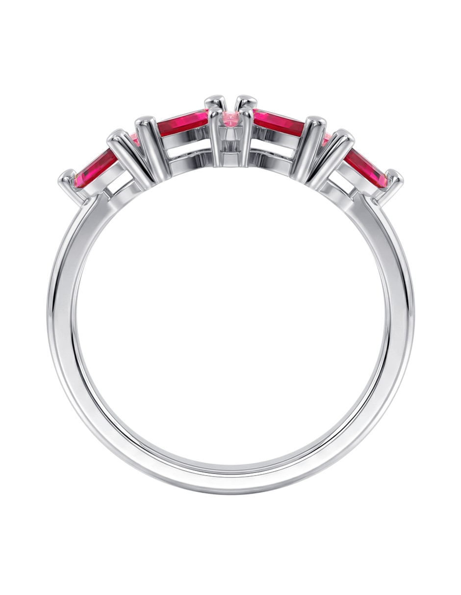 Anillo 14 k de oro zirconia brillante 2