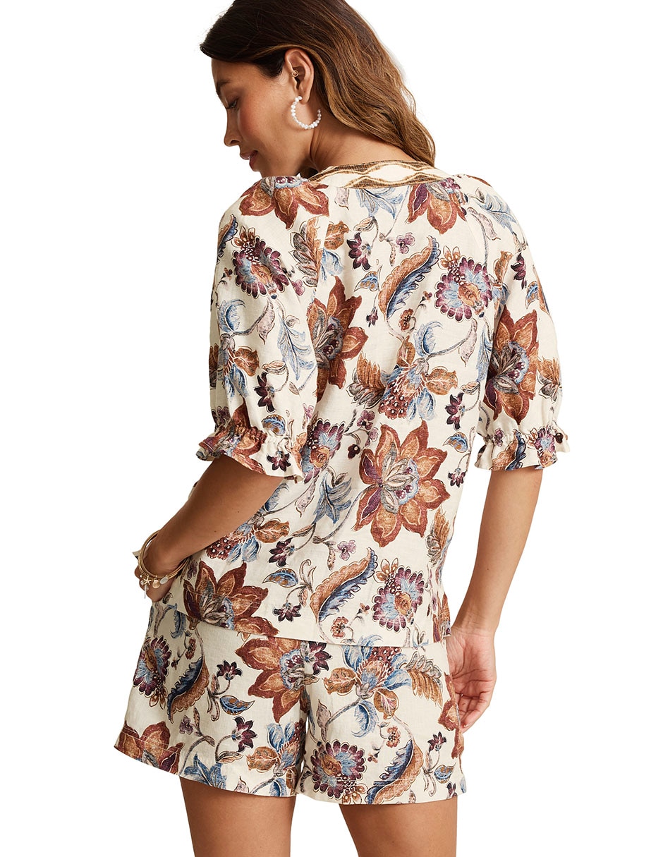 Blusa manga al codo para mujer 2