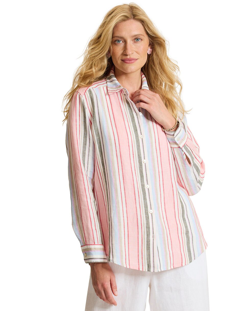 Blusa camisera manga larga para mujer Blusa camisera manga larga para mujer