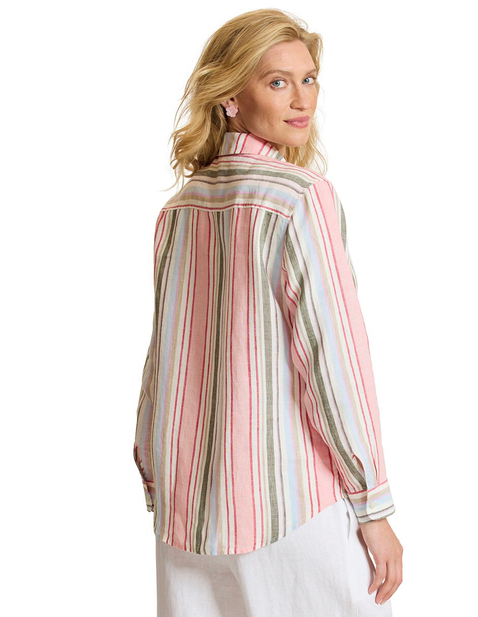 Blusa camisera manga larga para mujer 2