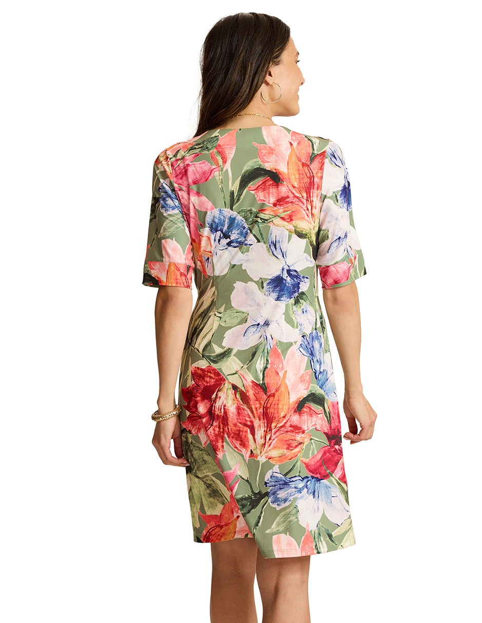 Vestido corto de fiesta escote V 2