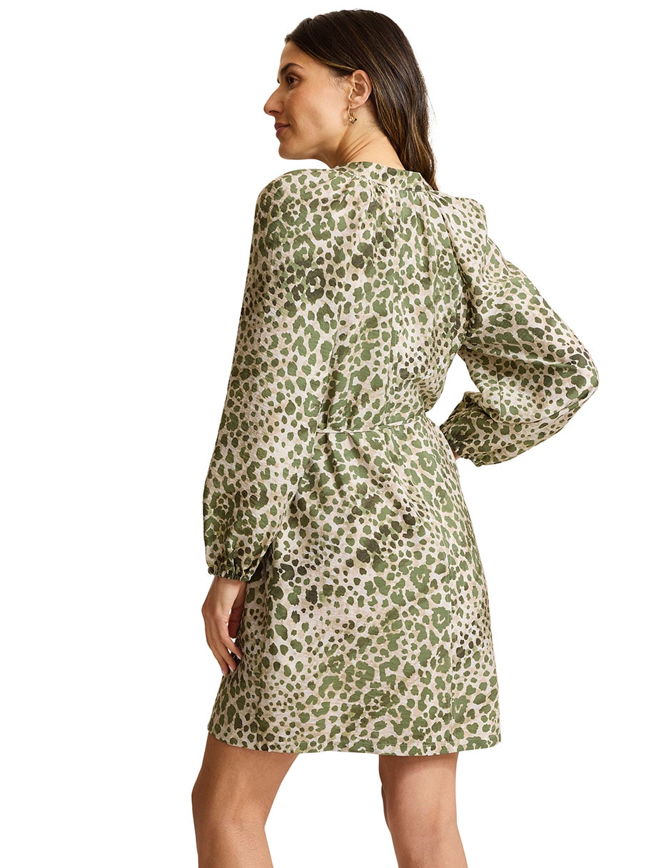 Vestido corto de fiesta escote V 2