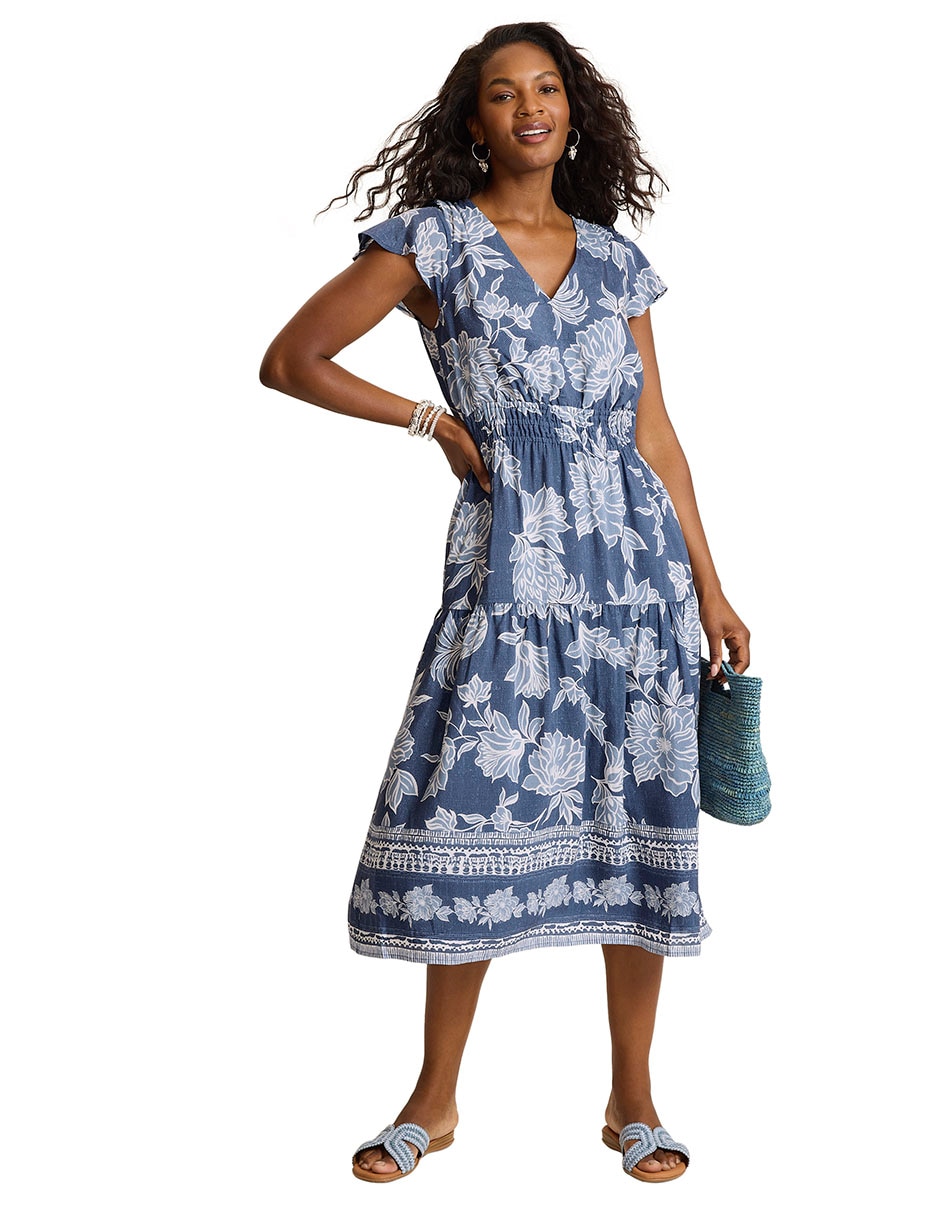 Vestido midi casual para mujer Vestido midi casual para mujer