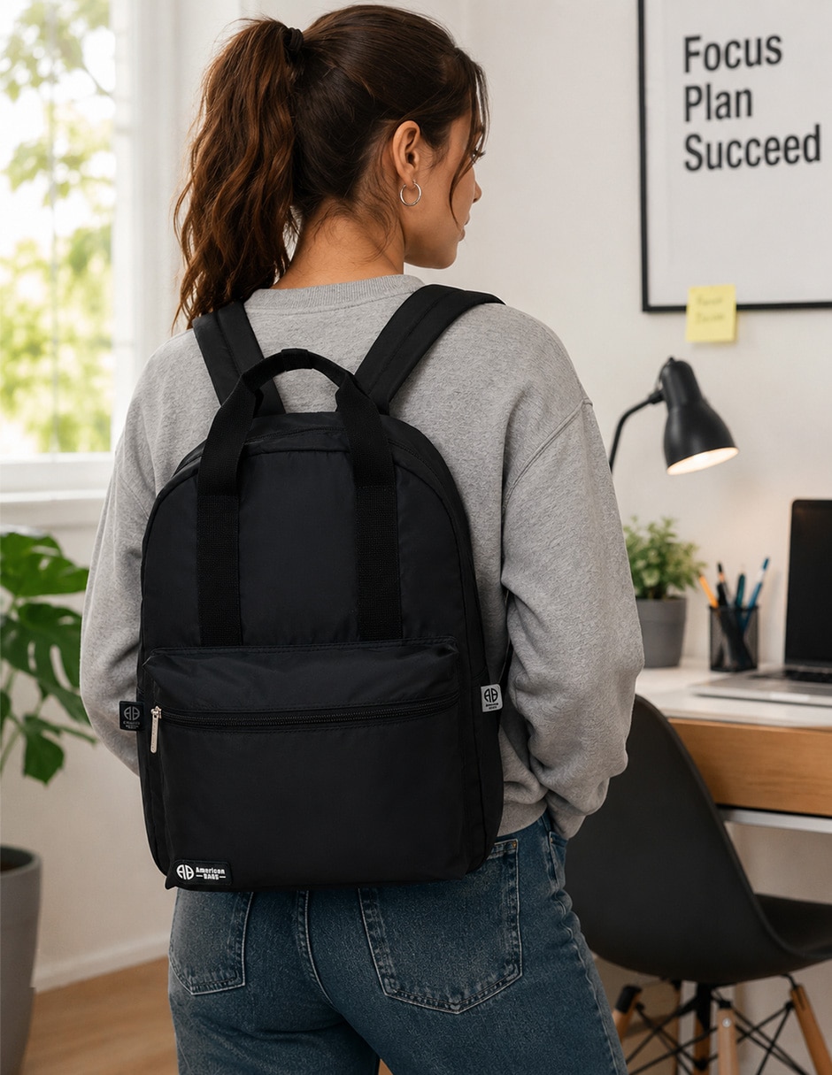 Mochila escolar impermeable unisex 4